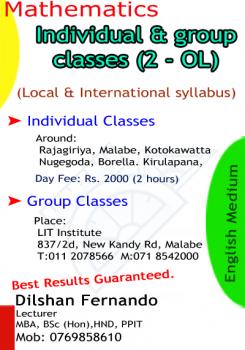 Photo of 2 - Ol: Individual & Group Class (local & International Syllabus) in Danweem.com