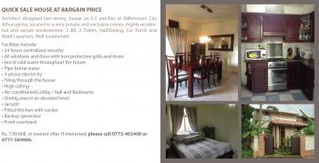 Photo of Sale House At Bargain Price  Millennium City Athurugir in Danweem.com